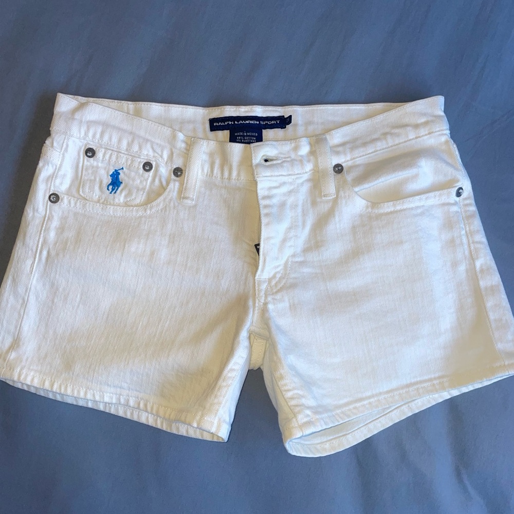 Polo Ralph Lauren Sport White Jean Short